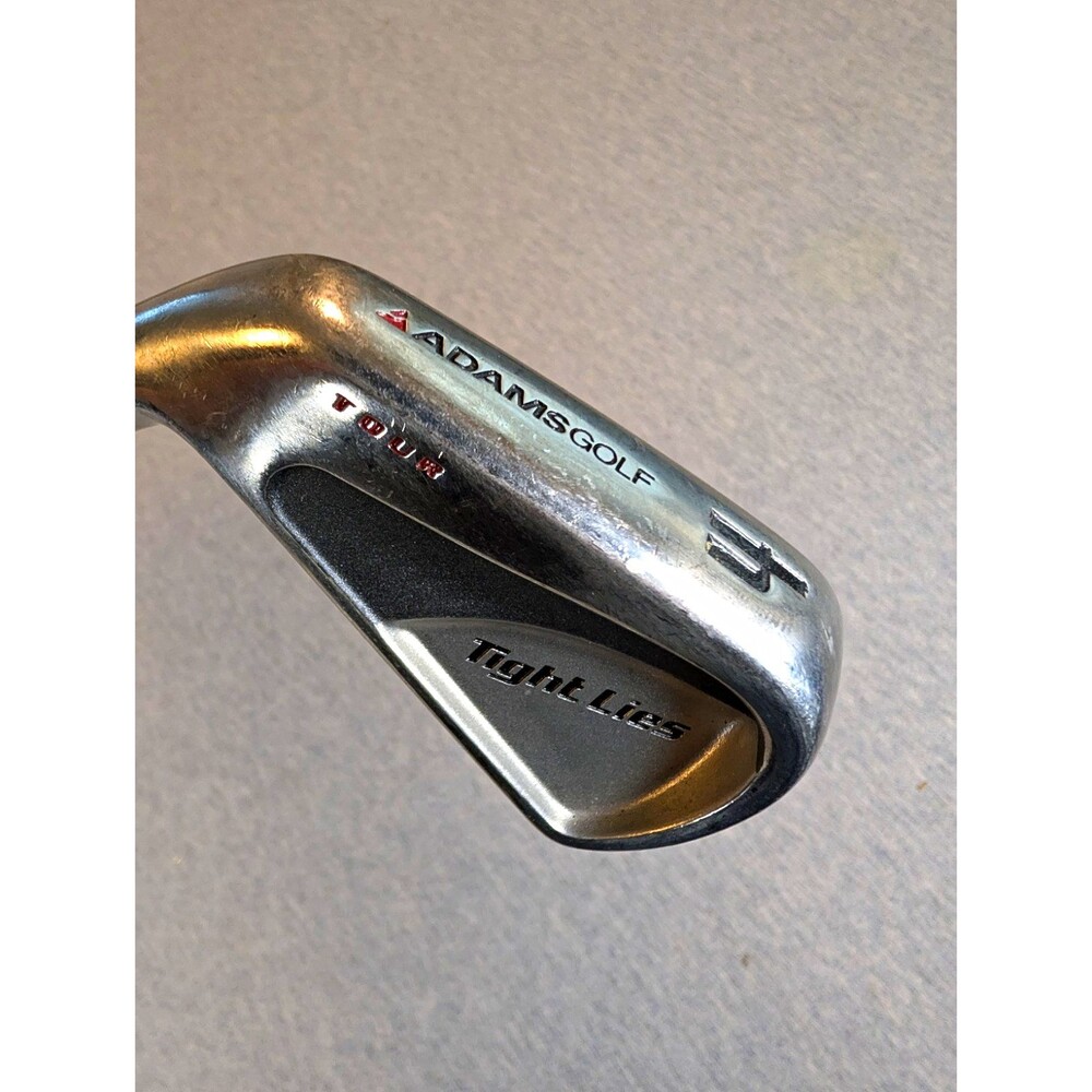 Adams Golf Tight Lies 4-Iron Regular Flex Graphite Shaft LH Iron Silver/Black
